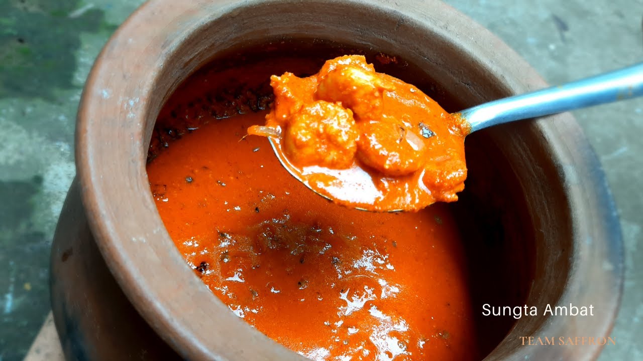 Sungta Ambat | Prawns curry | Konkani Recipe