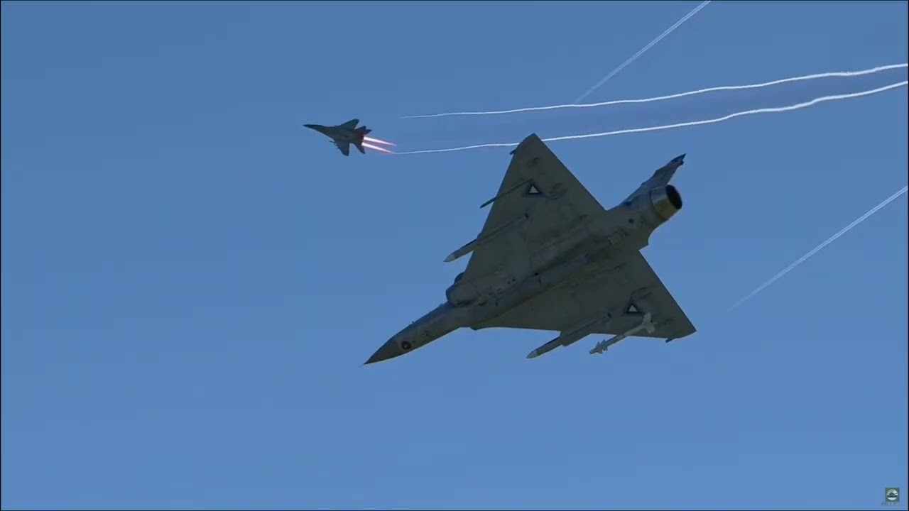 MIG 29 MIRAGE DOGFIGHT