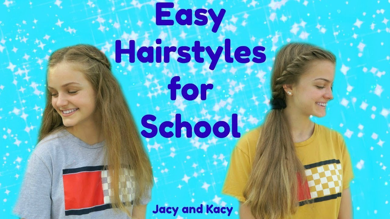 Our Favorite Easy Back to School Hairstyles ~ Jacy and Kacy