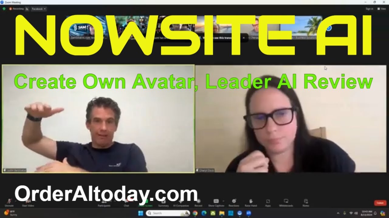 NOWSITE AI: New! Create Your Own Avatar, Leader AI Review