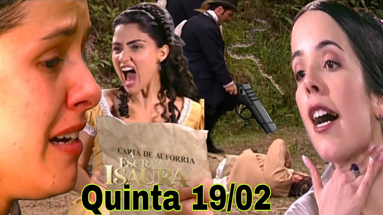 💜 ISAURA PERDE SEU AMOR, E SUA LIBERDADE 😭 ESCRAVA ISAURA CAPITULO DE HOJE QUINTA-FEIRA 19/02/26