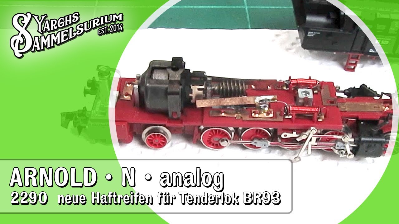 🛠️ ARNOLD 2290 - Tenderlok BR 93 (T 14.1) - neue Haftreifen für die Katastrophe auf Rädern