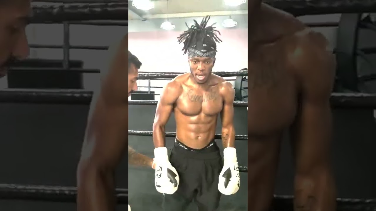 KSI Is Looking RIPPED For His DOUBLE Fight Night 💪 #shorts