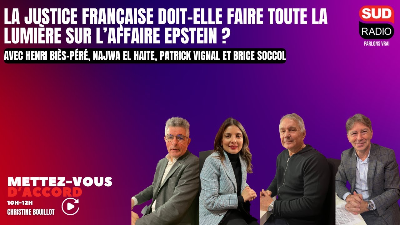 La justice française doit-elle faire toute la lumière sur l'affaire Epstein ?