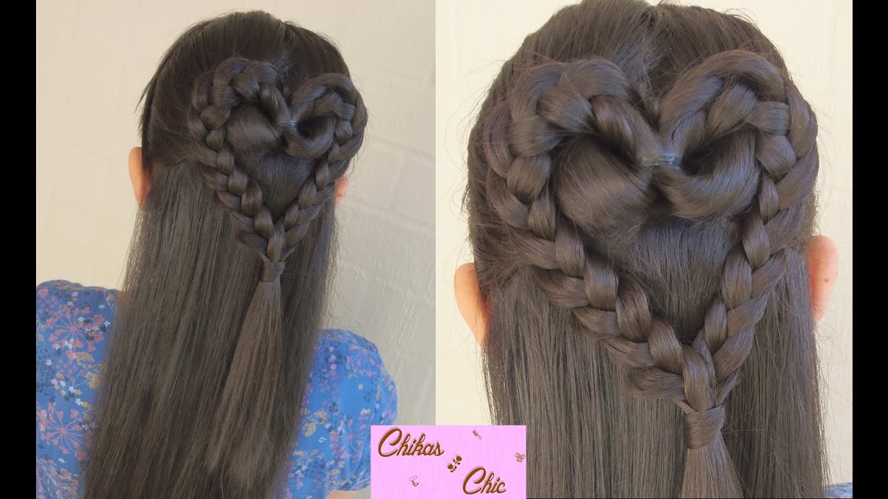 Braided Heart! | Valentine's Day Hairstyles | Chikas Chic
