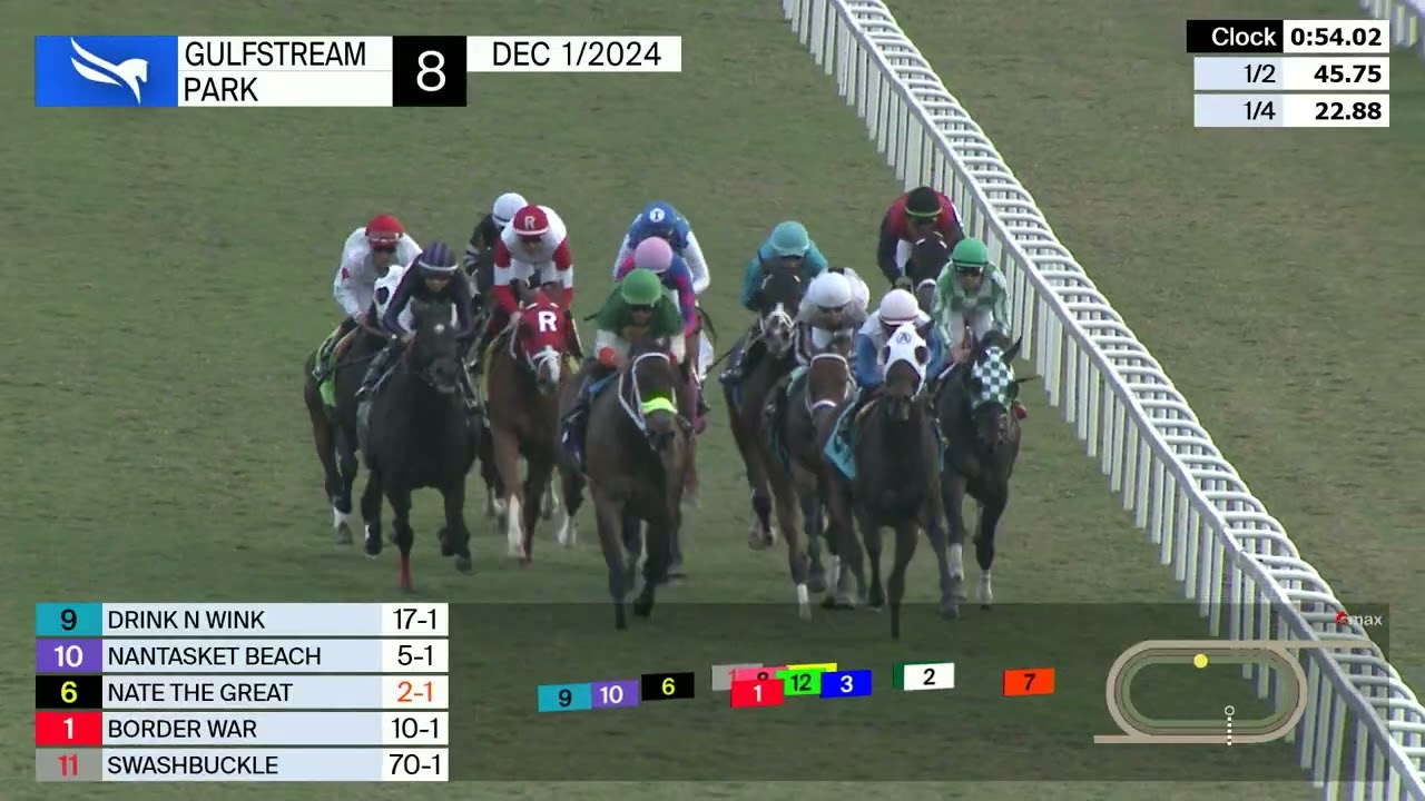 Gulfstream Park December 1, 2024 Race 8