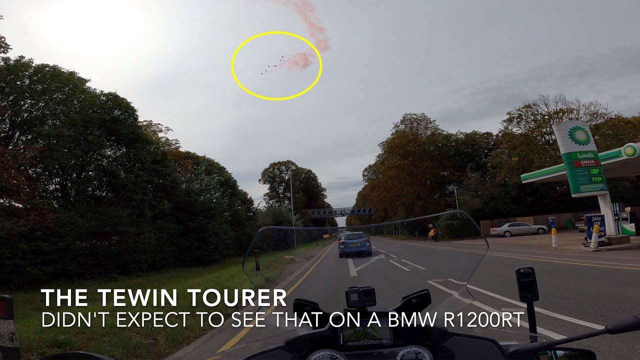 Didn't expect to see that on a BMW R1200RT.