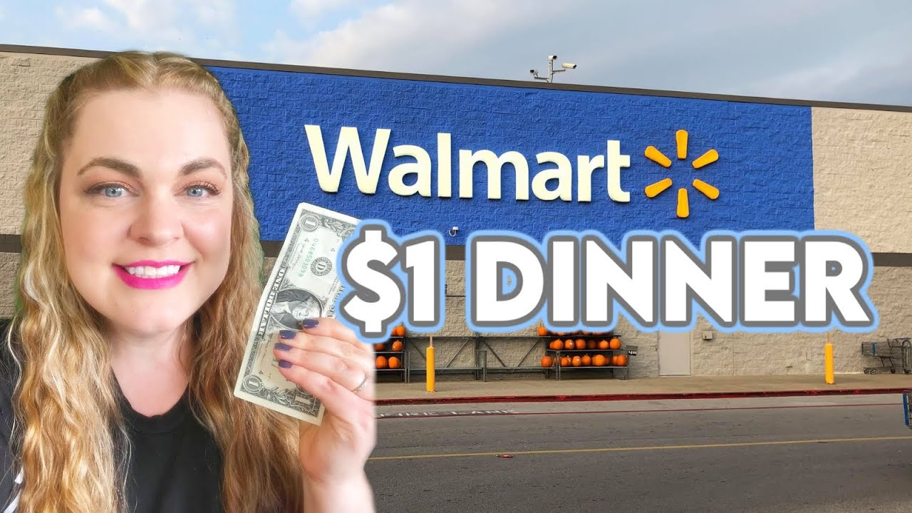 Extreme Grocery Budget Challenge LESS THAN $1 Dinner