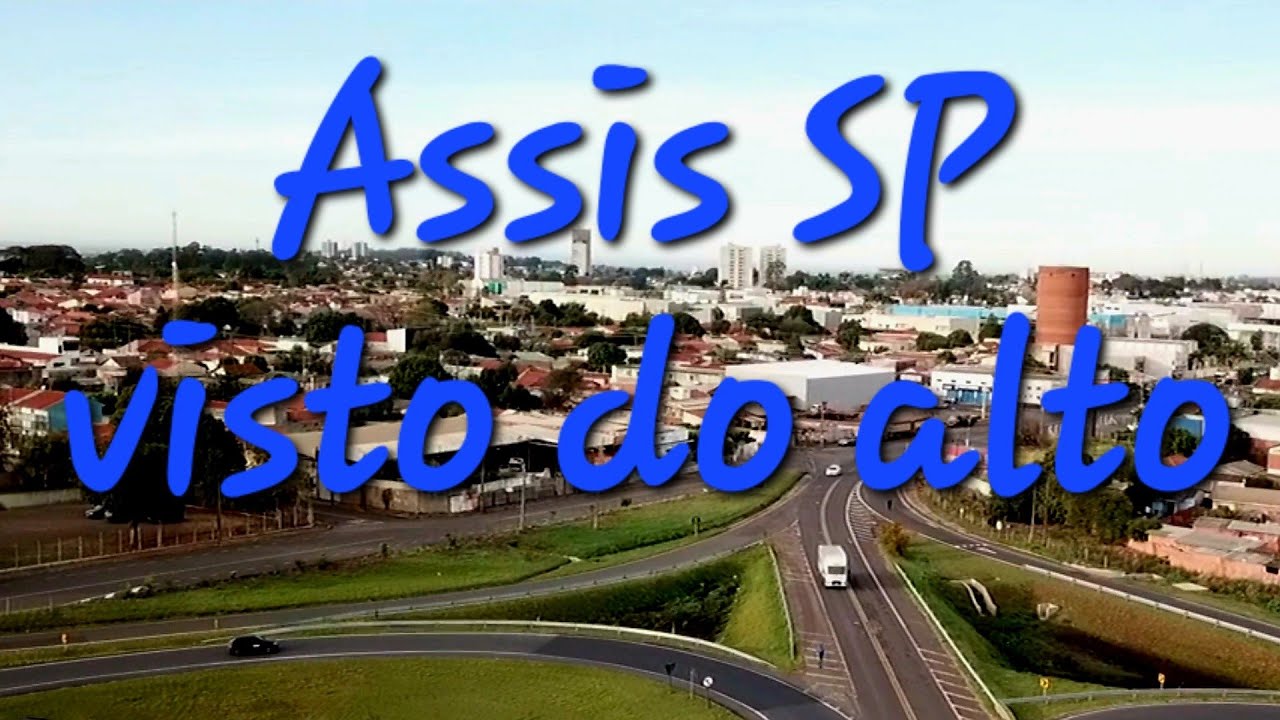 Drone na cidade de Assis SP
