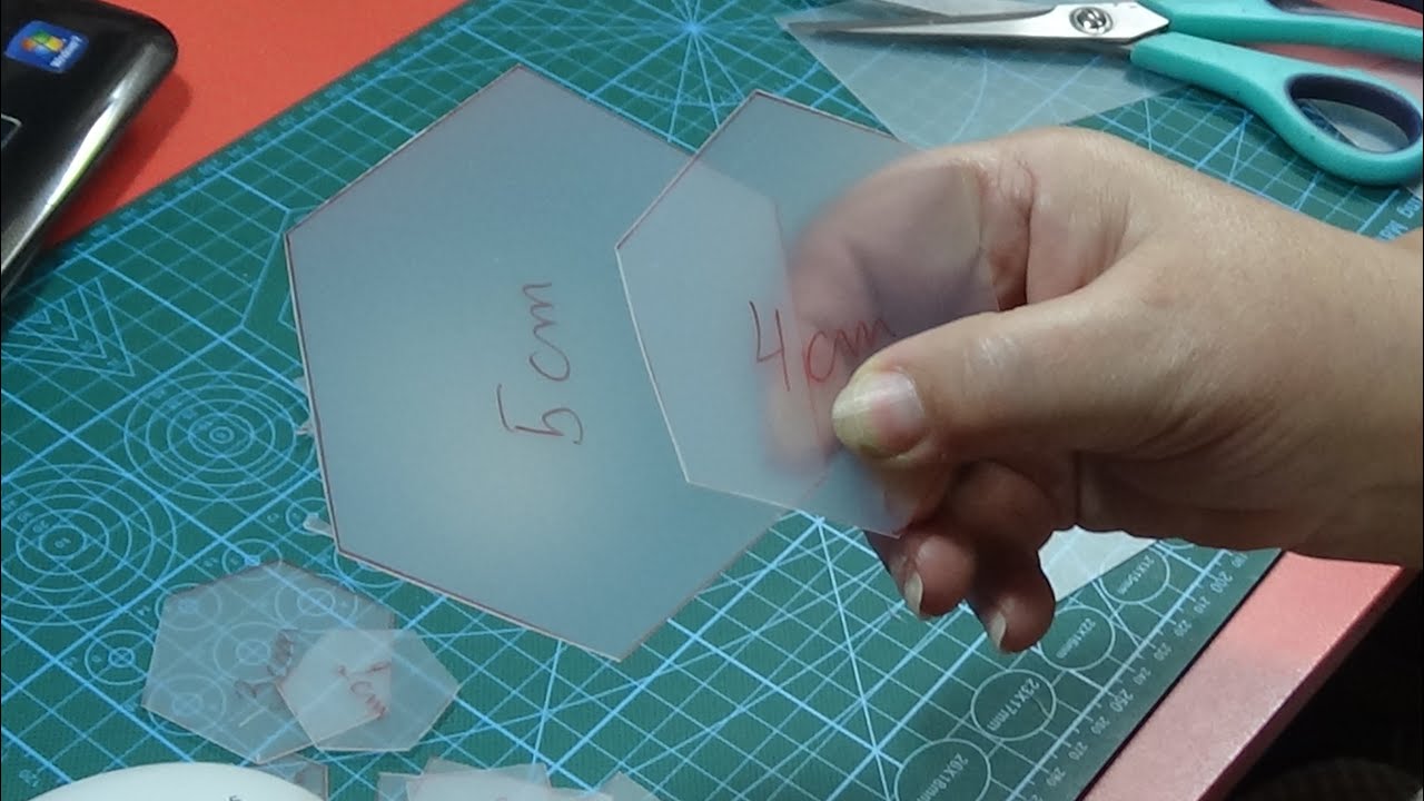 Cómo hacer plantillas de patchwork