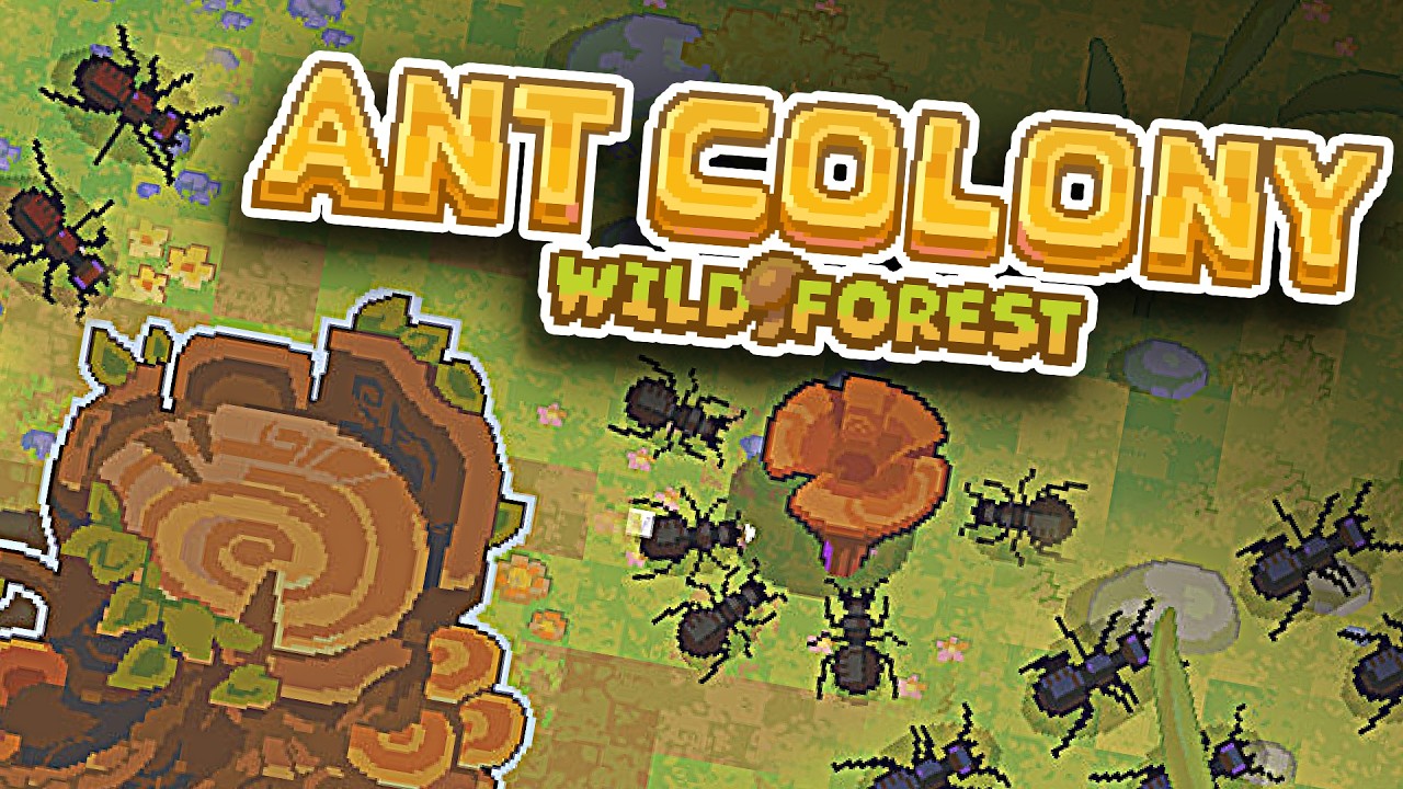 DEFEND MY ANT COLONY FROM BIGGER BETTER BUGS! - ANT COLONY WILD FOREST