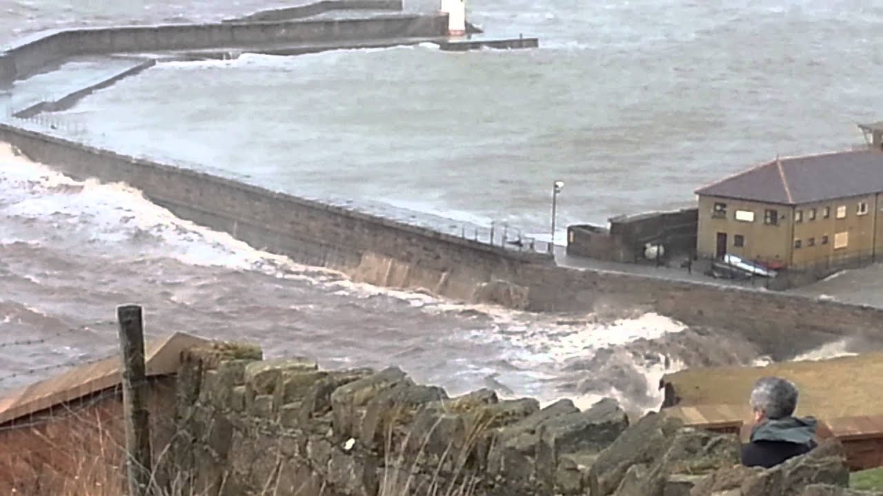 High tides and wind in Whitehaven