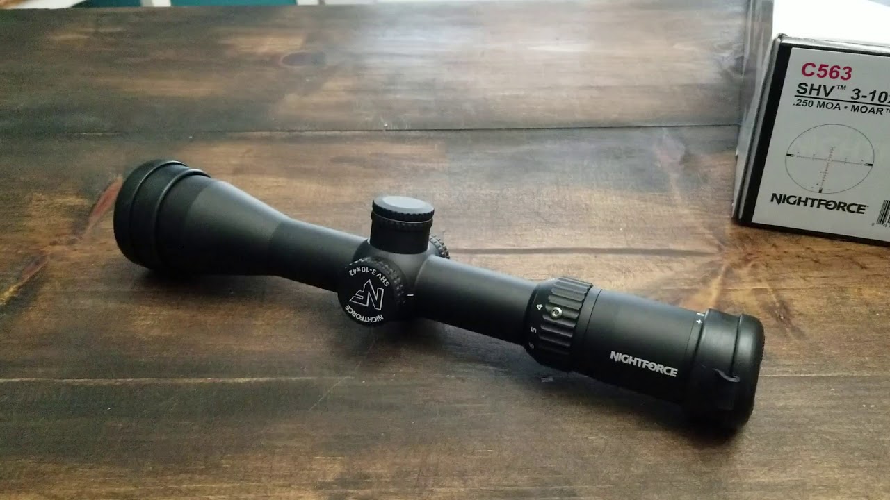 Nightforce SHV 3-10x42 MOAR Reticle