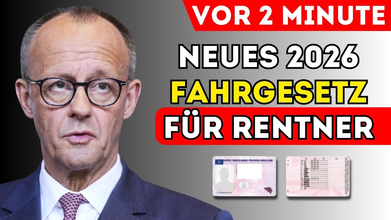 🚨 Achtung Senioren! Neues Fahrgesetz ab 1. Dezember 2025 – Wichtige Änderungen für alle!