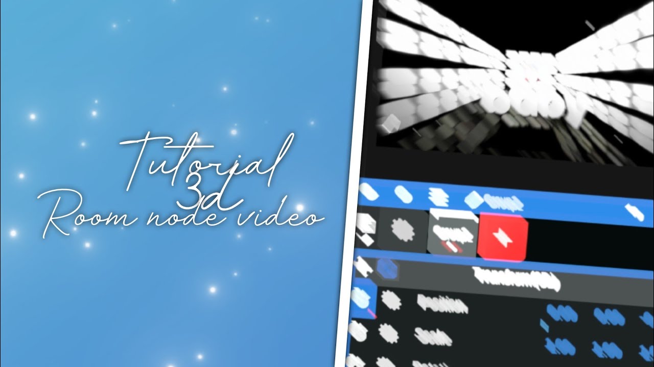Tutorial 3D room - Node Video Tutorial | Free Preset !!!