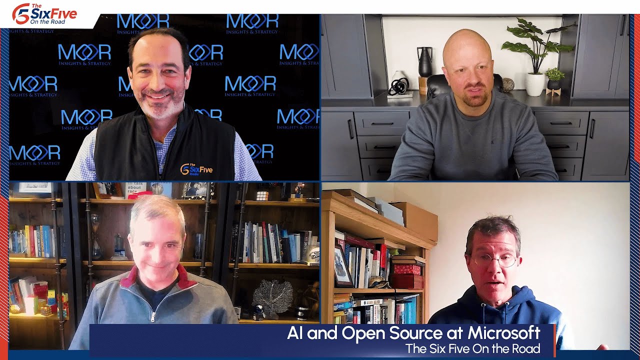 AI and Open Source at Microsoft &mdash; The Six Five On the Road