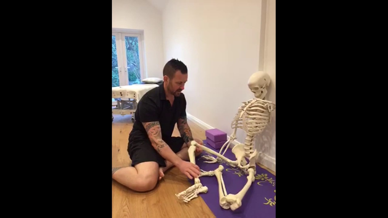 Lotus position with bendy