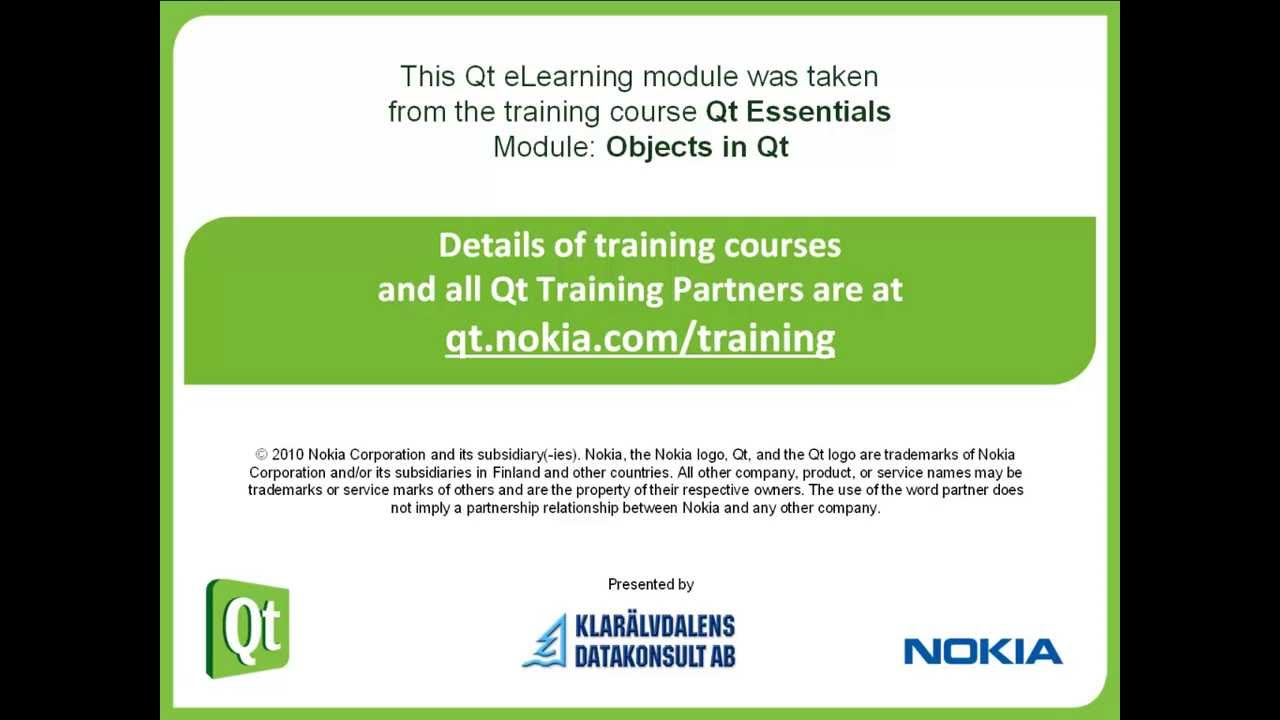 Qt Training: Fundamentals of Qt - Objects in Qt, part 3/3 - Sometimes signals are not enough