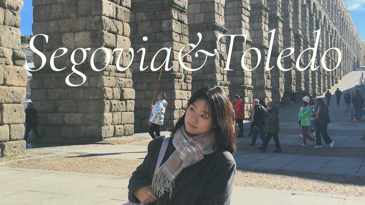 [Segovia&Toledo🇪🇸](eng sub) 마드리드 교환학생의 근교 투어 | 세고비아 알카사르, 수로교, 아기돼지 다리 요리, 톨레도 대성당, 톨레도 전망대