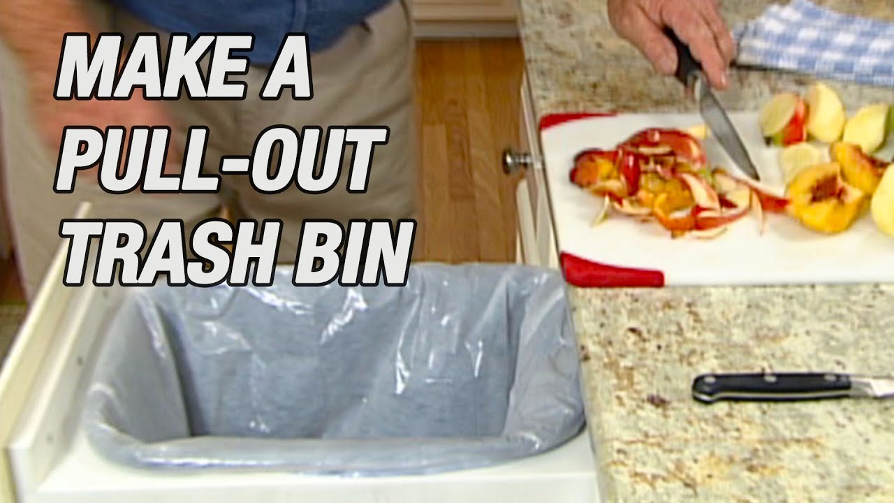 10 Easy Steps To Make Pull-Out Trash Bin