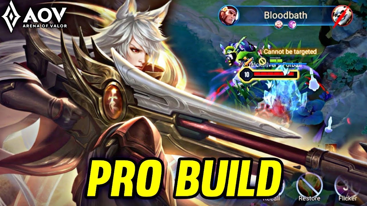 AOV : ELSU GAMEPLAY | PRO BUILD - ARENA OF VALOR LIÊNQUÂNMOBILE ROV
