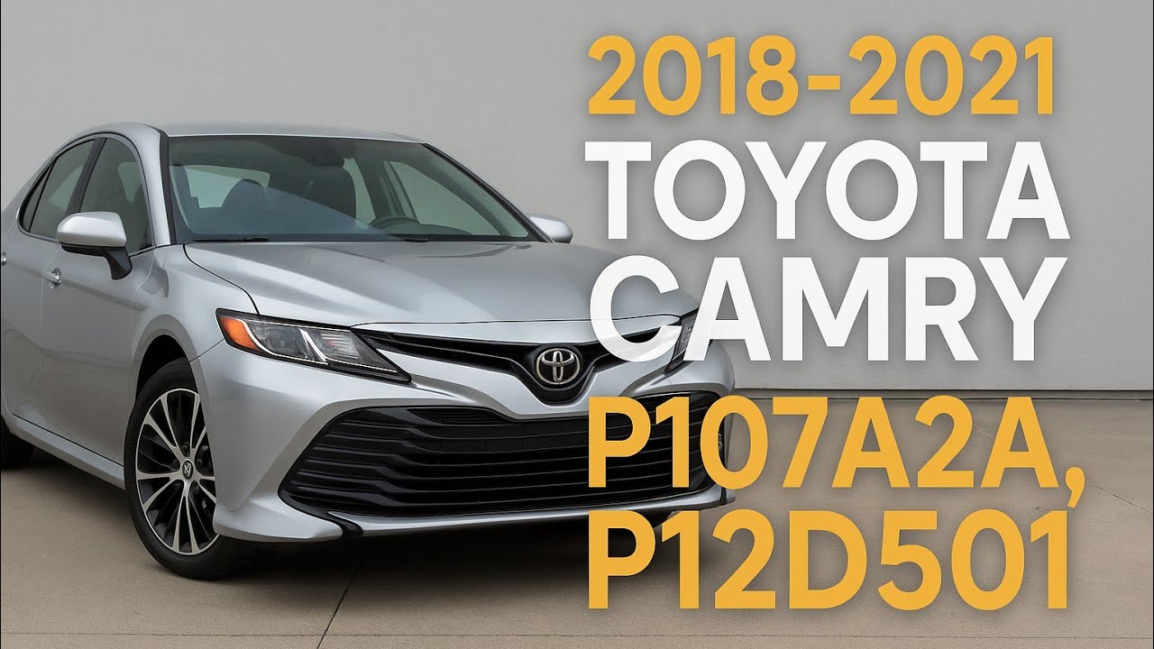 2018&ndash;2021 Toyota Camry RAV4 Check Engine Codes P107A2A & P12D501 Explained! | Denso Fuel Pump