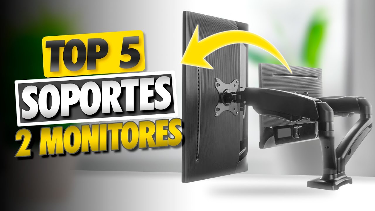 Los 5 Mejores SOPORTES PARA DOS MONITORES [2025] ✅ Ajustables / Para Oficina y Gaming