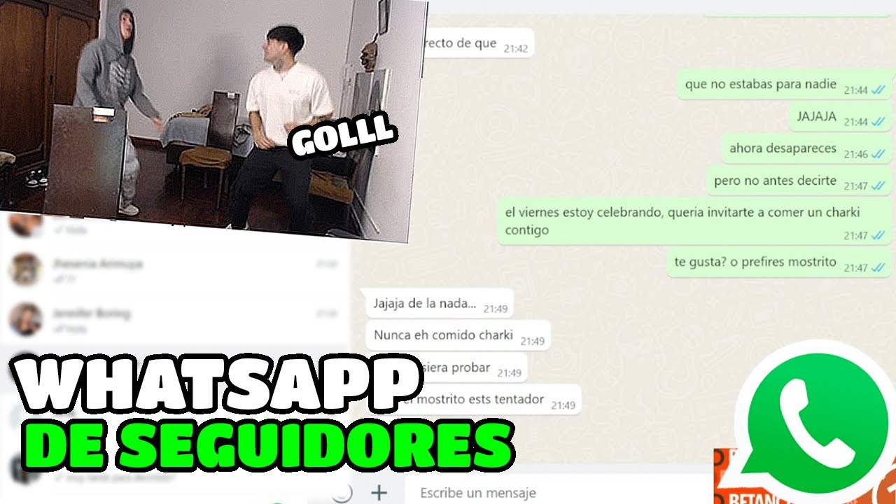 LE CONSIGO DOS CITAS A UN SEGUIDOR INFIEL 😱😡 | WHATSAPP DE SEGUIRES #1
