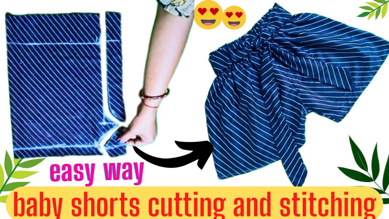 Shorts pant cutting | baby shorts cutting and stitching | 7 se 8 sal ke bacche ki half pant/nikar |