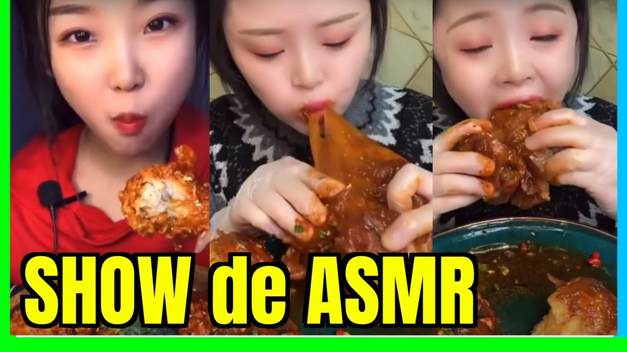 SHOW de ASMR 🍜 Coreano Comendo Comida Mukbang | Coreano Comendo ASMR Show #8