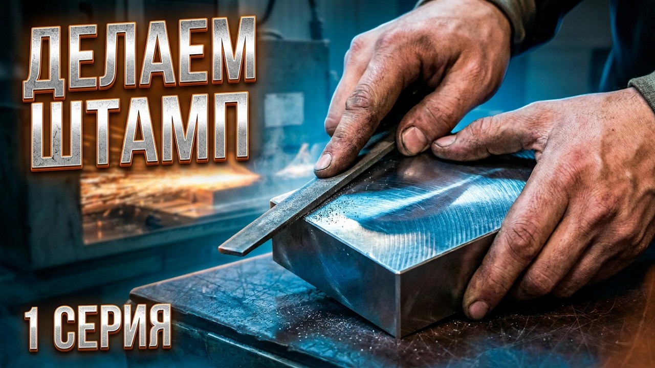 Делаем штамп для пробивки и разрезки полосы. 1 серия
