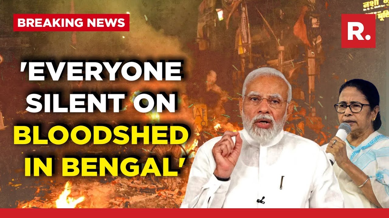 PM Modi Raises West Bengal Poll Violence: 'All Parties Silent On Killings & Murders Happening'