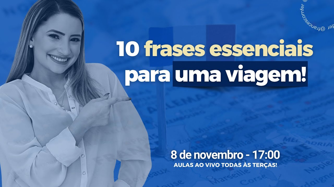 Live #73: 10 frases essenciais para uma viagem!