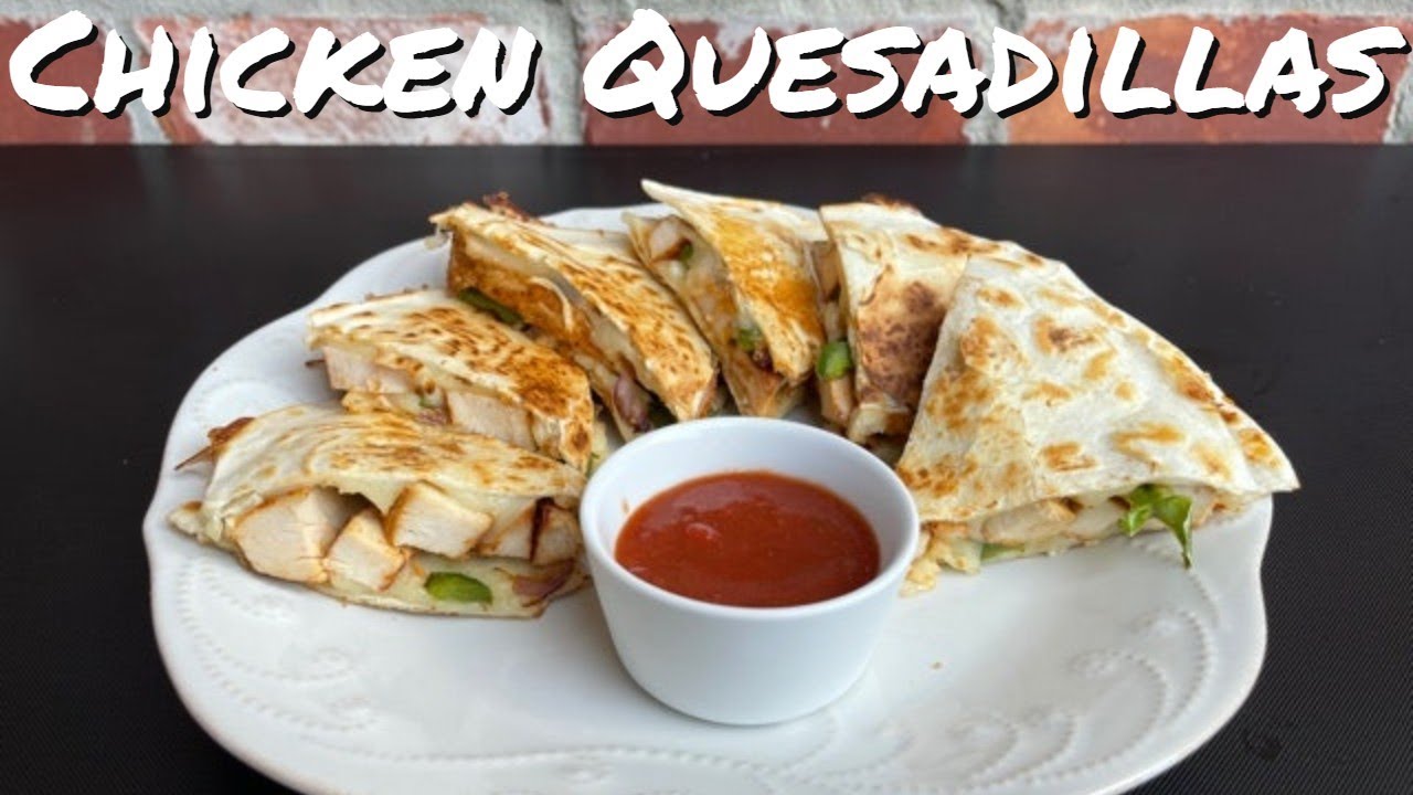 Chicken Quesadillas on a Blackstone