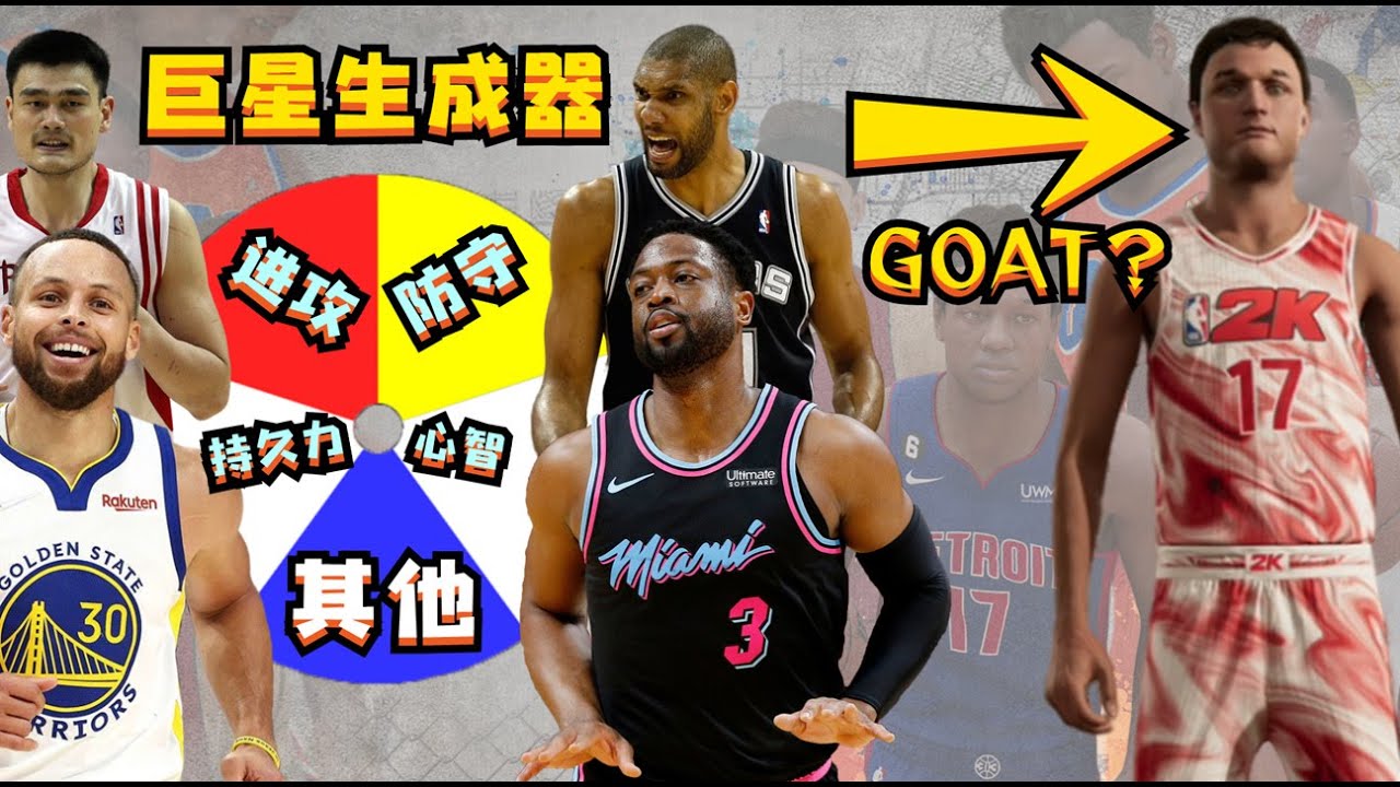 GOAT級榮譽！我用轉盤改變了一個球員的職業生涯，結果會是如何？NBA2K23-MYNBA【粵語中字】