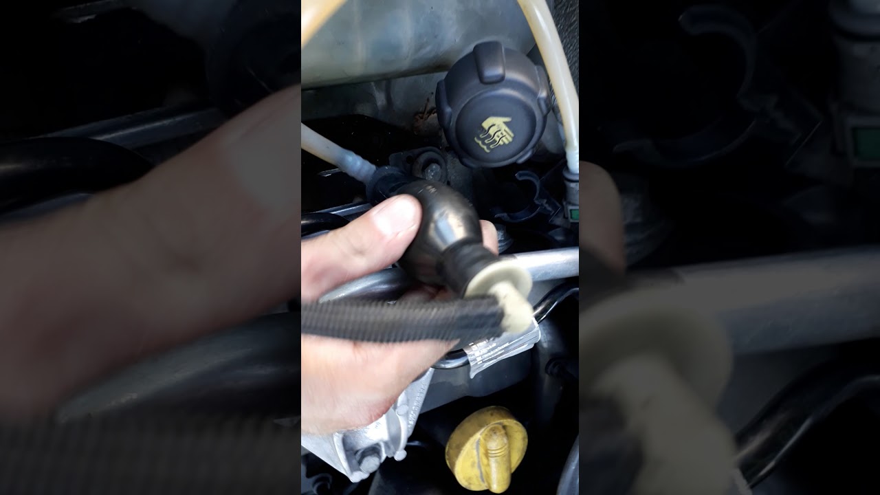 Des bulles d'air dans le circuit de gasoil empêchant la Mégane de démarrer....