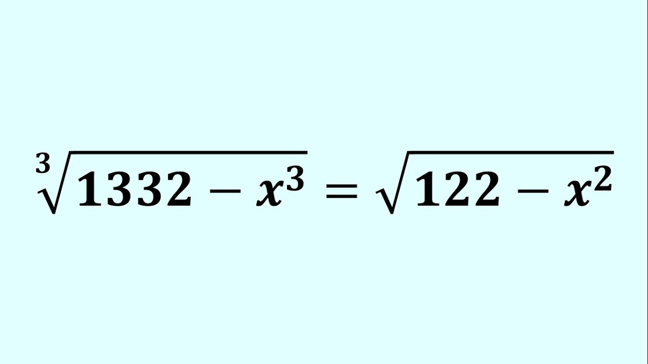 An Amazing Radical Equation | 95% Failed to Solve