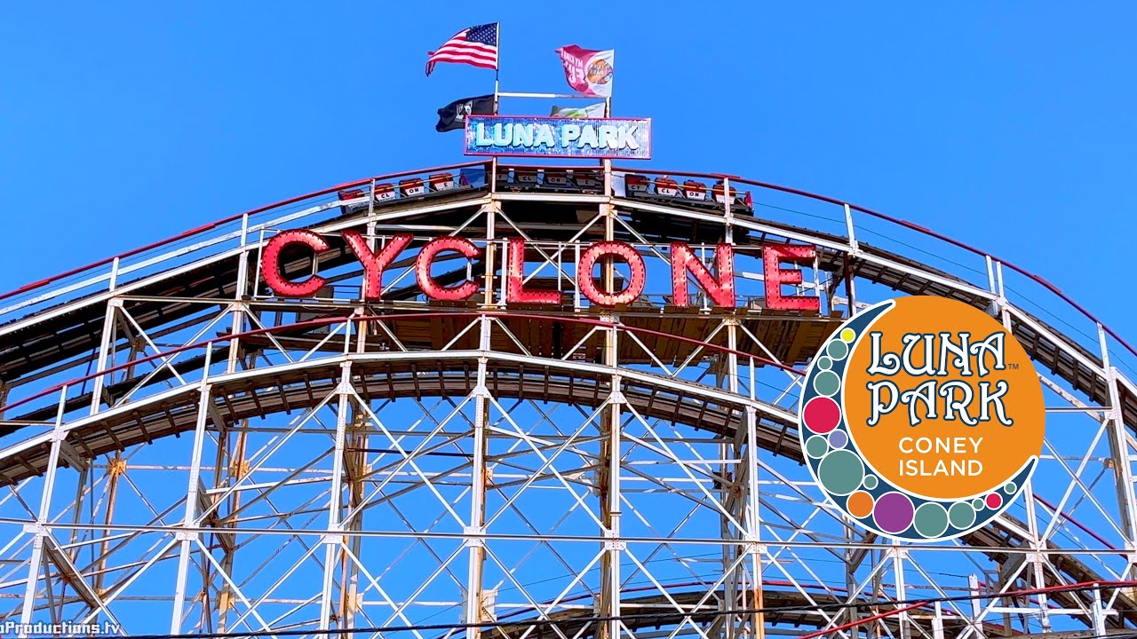 Coney Island Cyclone at Luna Park - Coney Island, New York