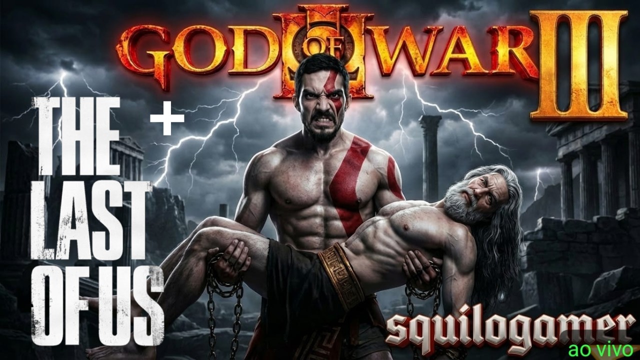 GOD OF WAR 3 | No nível normal ( Luta contra o Zeus) Parte Final e mais The last of Us