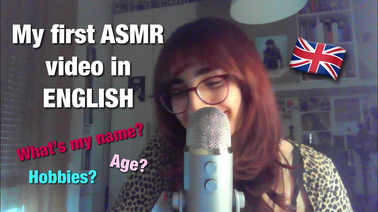 My first ASMR video in ENGLISH 🇬🇧