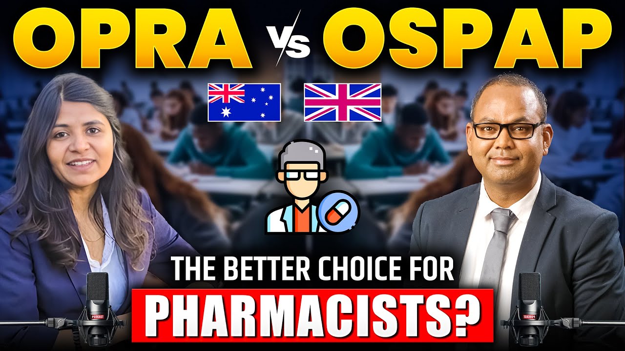 OPRA vs. OSPAP Exam | Which Is the Better Choice for a Pharmacist? | Pharmacist in Australia Vs USA