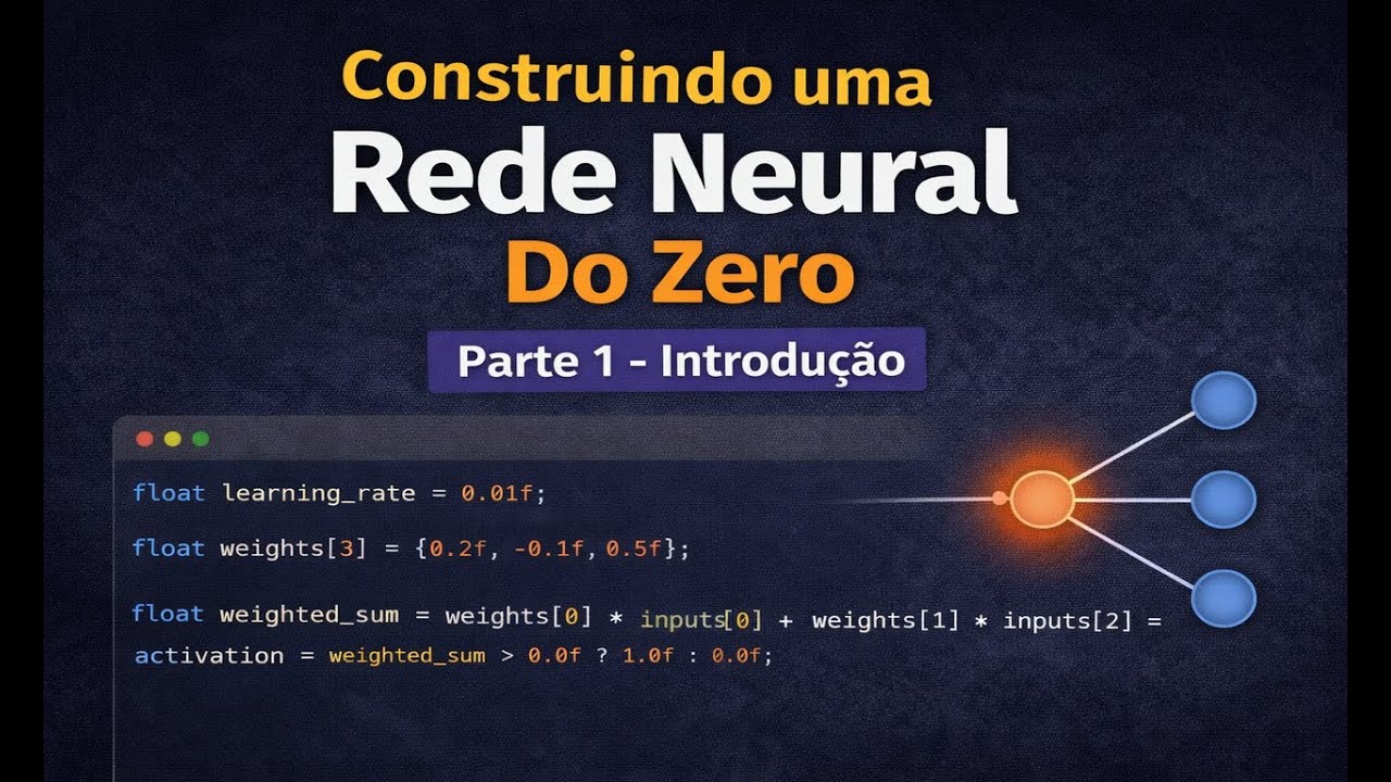 Construindo uma rede neural do zero Parte 1 - Introdução