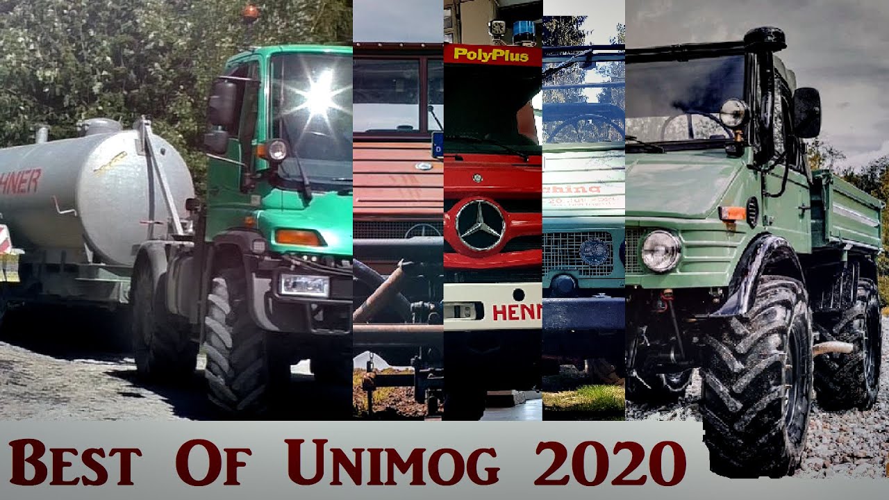 Best Of UNIMOG + Trac 2020 in Action mit Sound | 411, 406, 417, 529, 2400, 1500 uvm