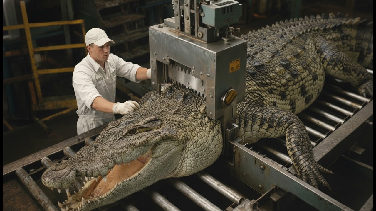 Inside the Crocodile Factory – Full Process How Million Dollar Crocodile Leather Handbags Are Made