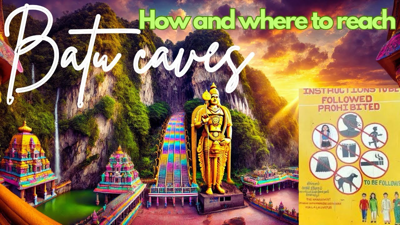 Batu Caves Temple Tour-Sacred Hindu Site in  Malaysia| मलेशिया में हिंदू मंदिर बाटू गुफा कैसे जाए ?