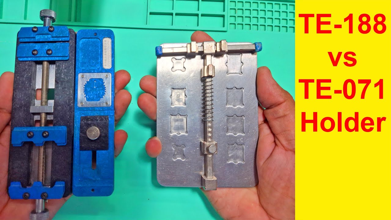 TE-188 Universal PCB Holder Fixture vs TE-071 PCB Board Gripper for mobile board repair