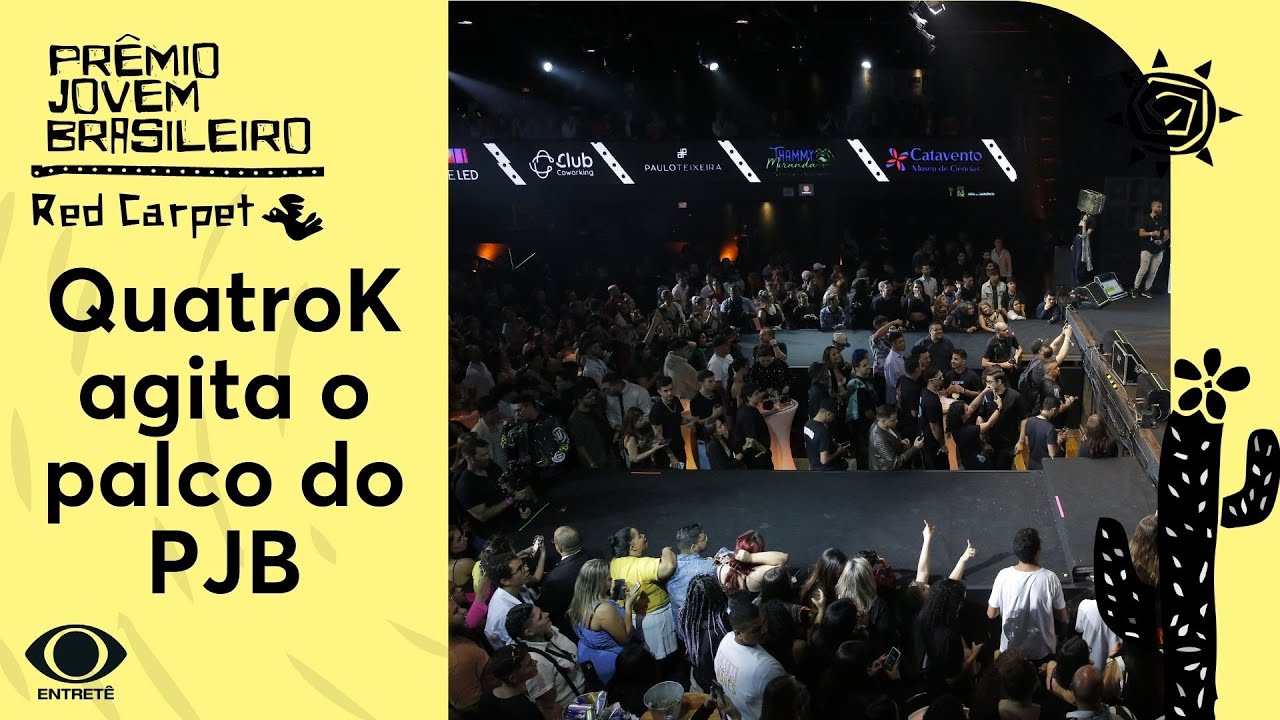QuatroK anima o palco do Prêmio Jovem Brasileiro