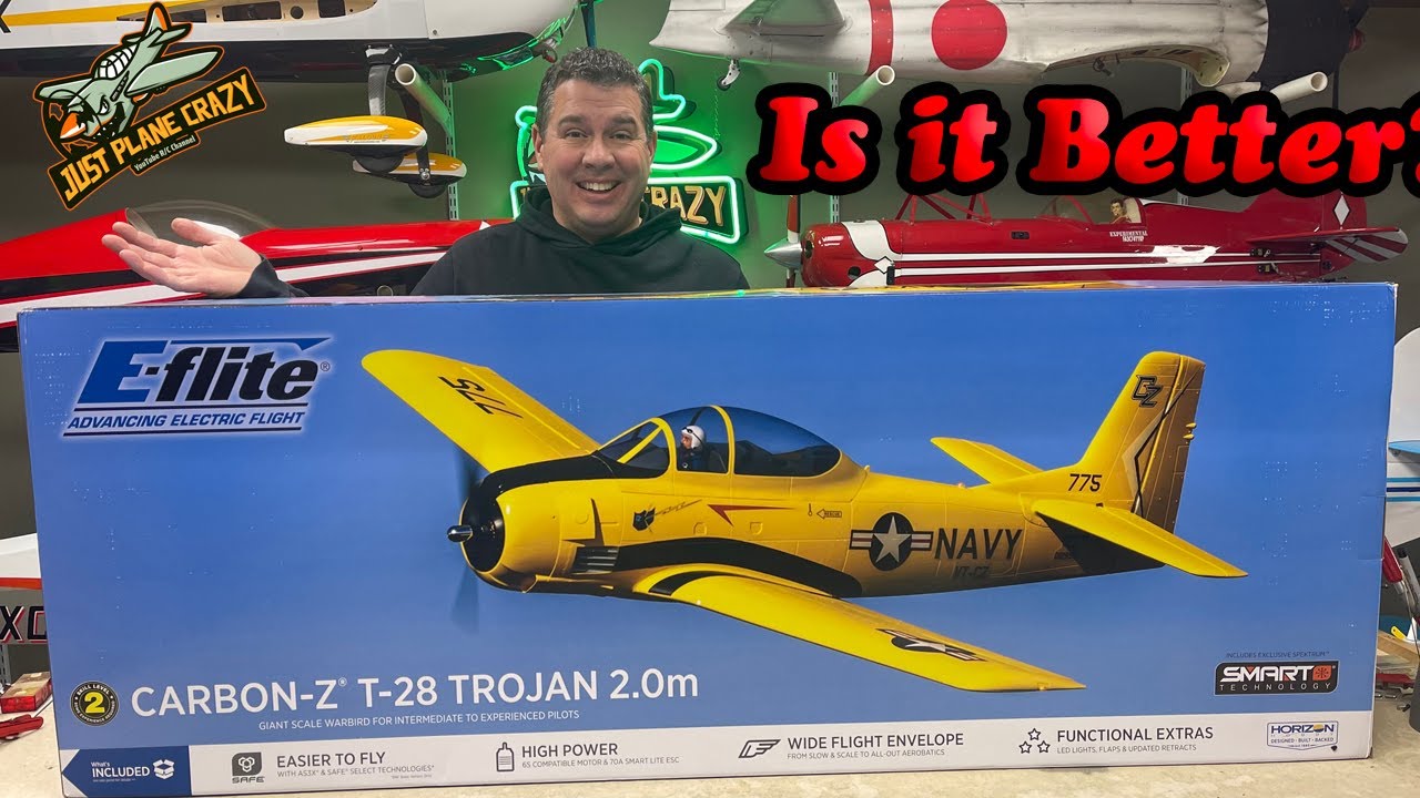 Eflite T28 Carbon Z Unboxing, First Thoughts, Is it fixed?