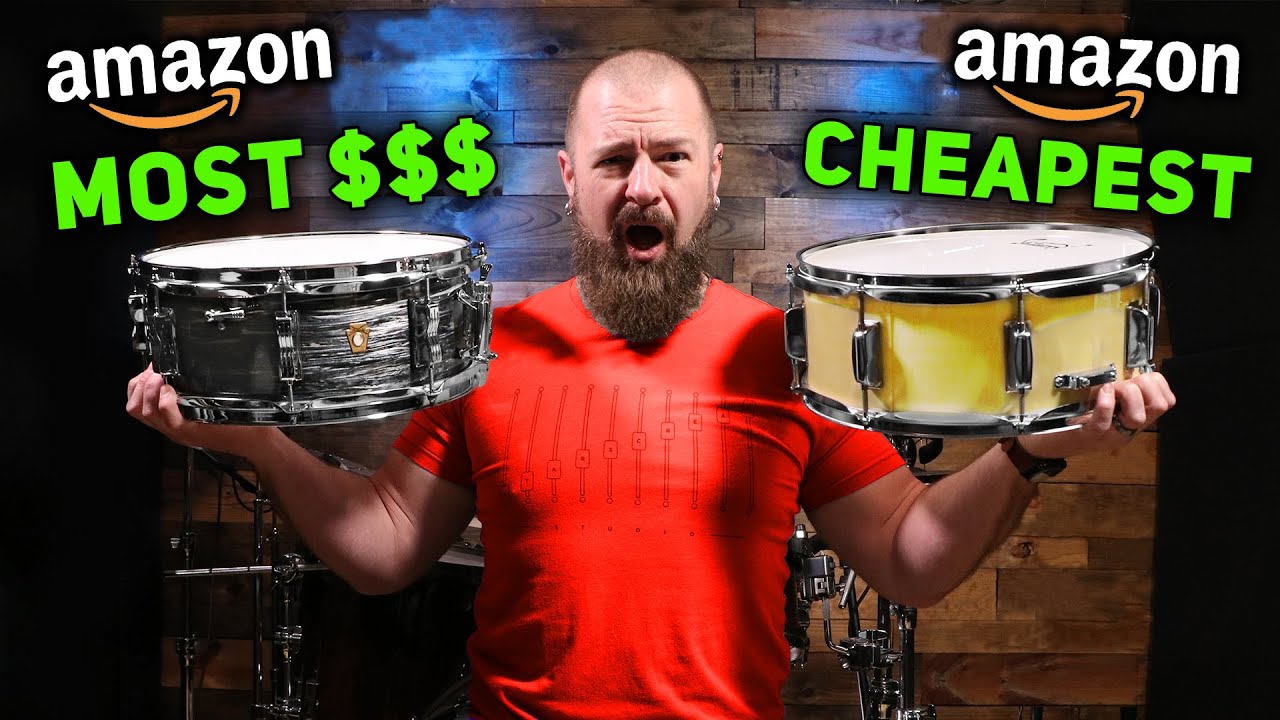 Я купил самый дешевый и самый дорогой деревянный малый барабан на Amazon.