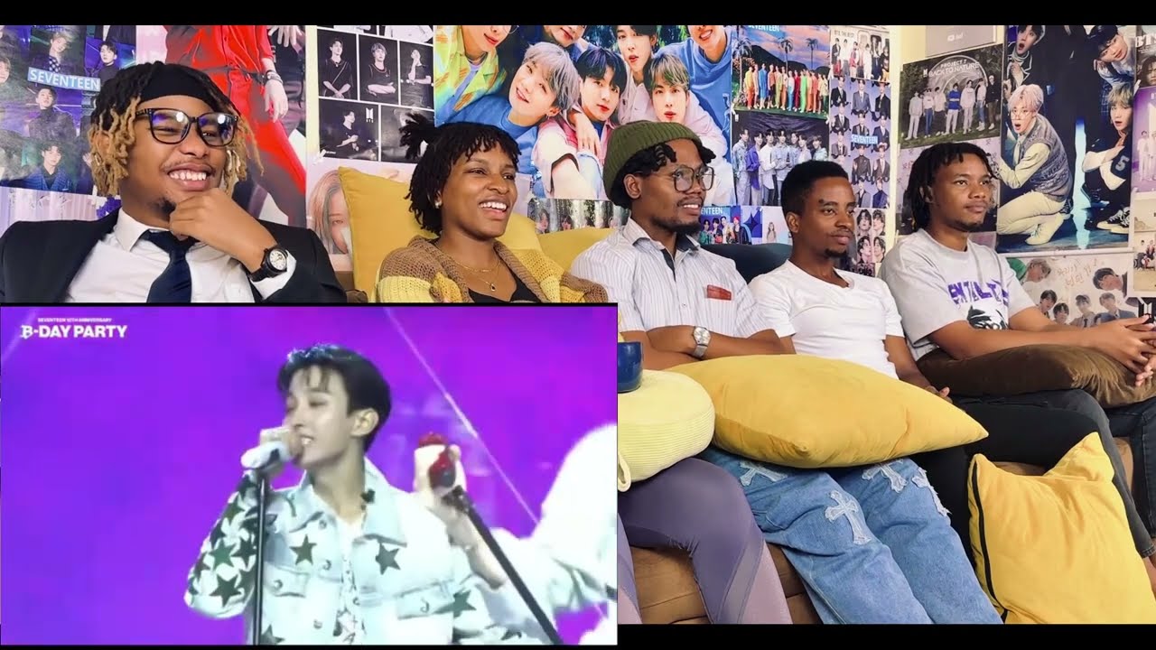 SEVENTEEN THUNDER + HBD LIVE @10TH ANNIVERSARY B-DAY PARTY (REACTION)